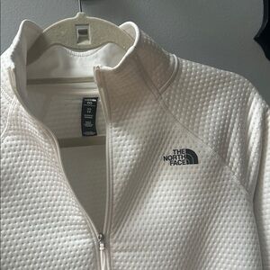 The North Face White Quarter-Zip Sweatshirt